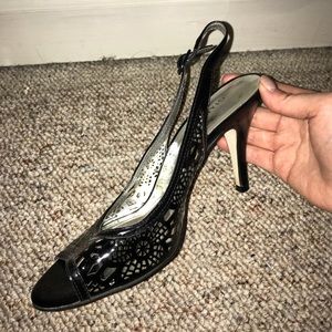 Gianni Bini Mini Black Heels